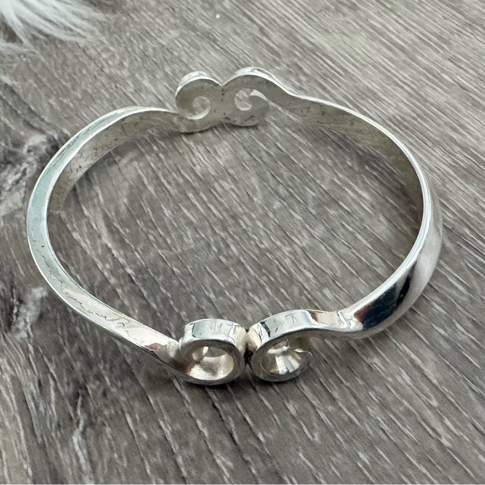 🩷 BRIGHTON Genoa Silver Bangle Bracelet - Picture 5 of 5